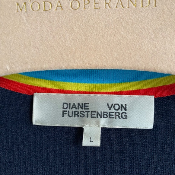 Rare Diane Von Furstenberg Wrap Dress - Picture 3 of 7
